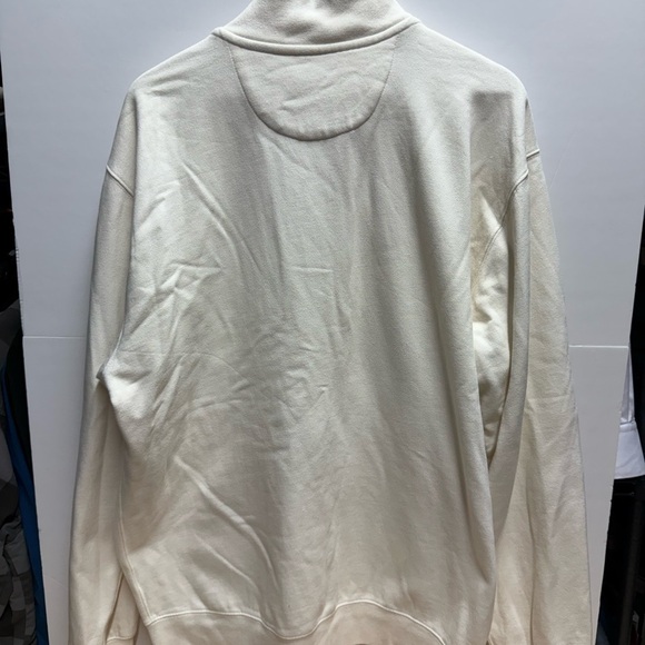 Chaps Cream Zip Up Sweater - Picture 4 of 4